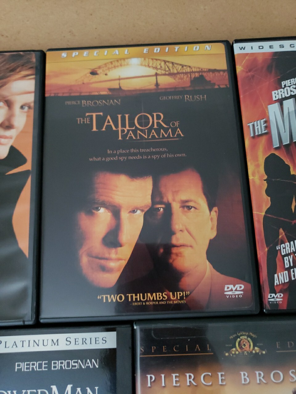 Lot Of 5 Pierce Brosnan Dvds Lawnmower Man Matador Evelyn Tailor Panama Thomas