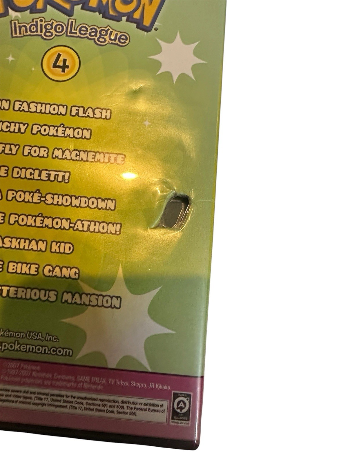 Pokemon Indigo League Set 2 DVD Episodes 27-52 3 Disc Set Season 1
