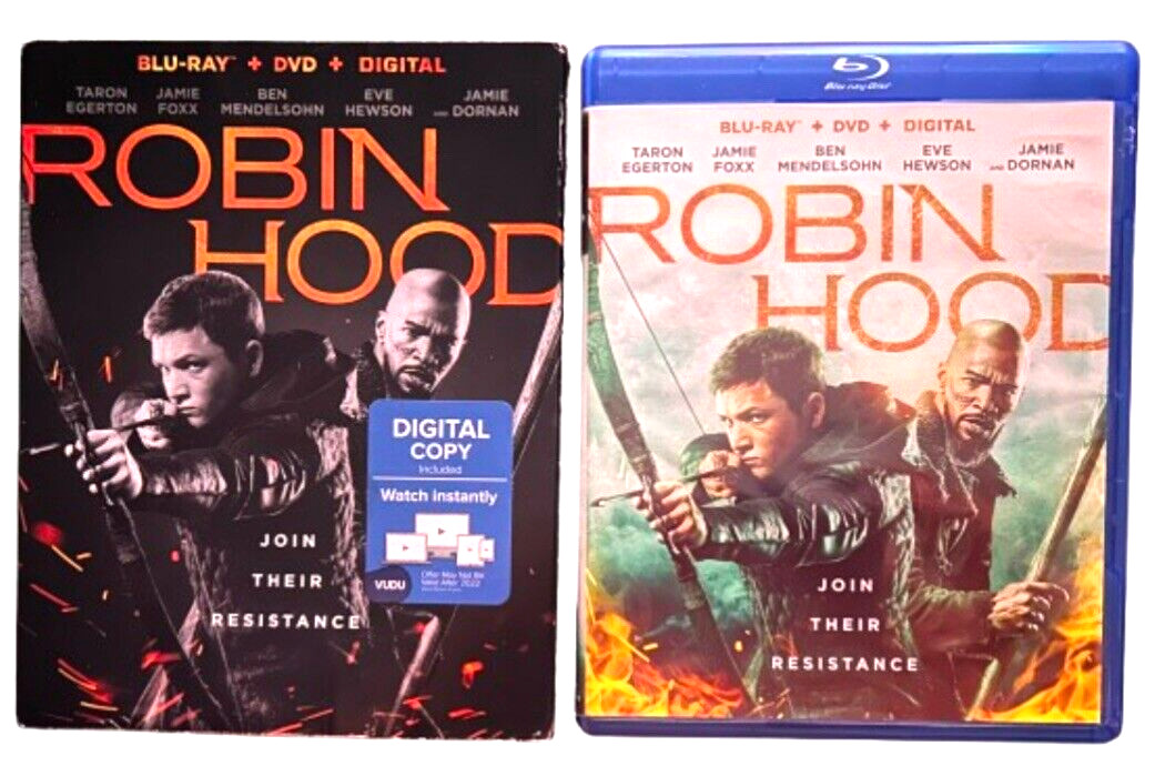 Robin Hood (2 Discs Blu-ray DVD 2018) 116 min Rated PG13