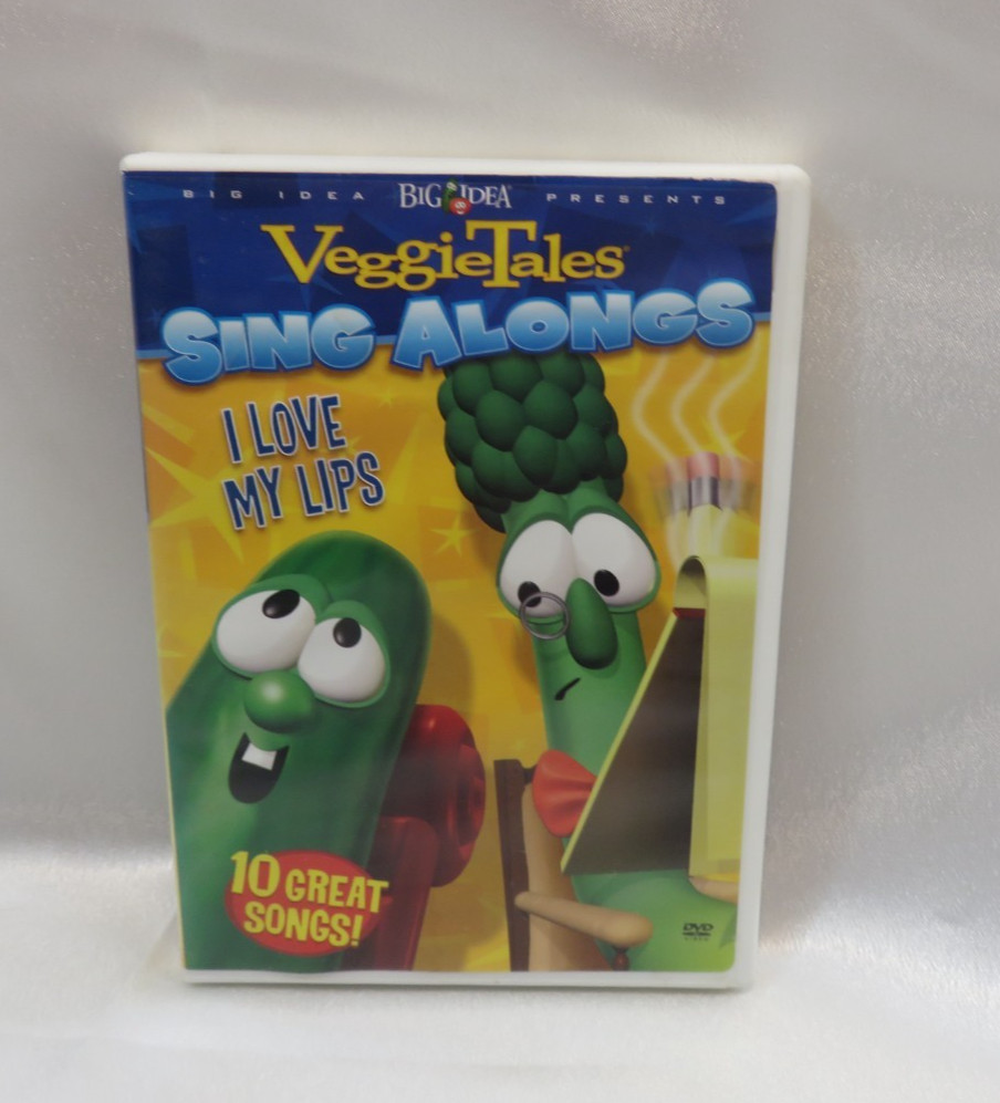 VeggieTales Sing Alongs – I Love my Lips – Big Idea DVD with Case – 2006