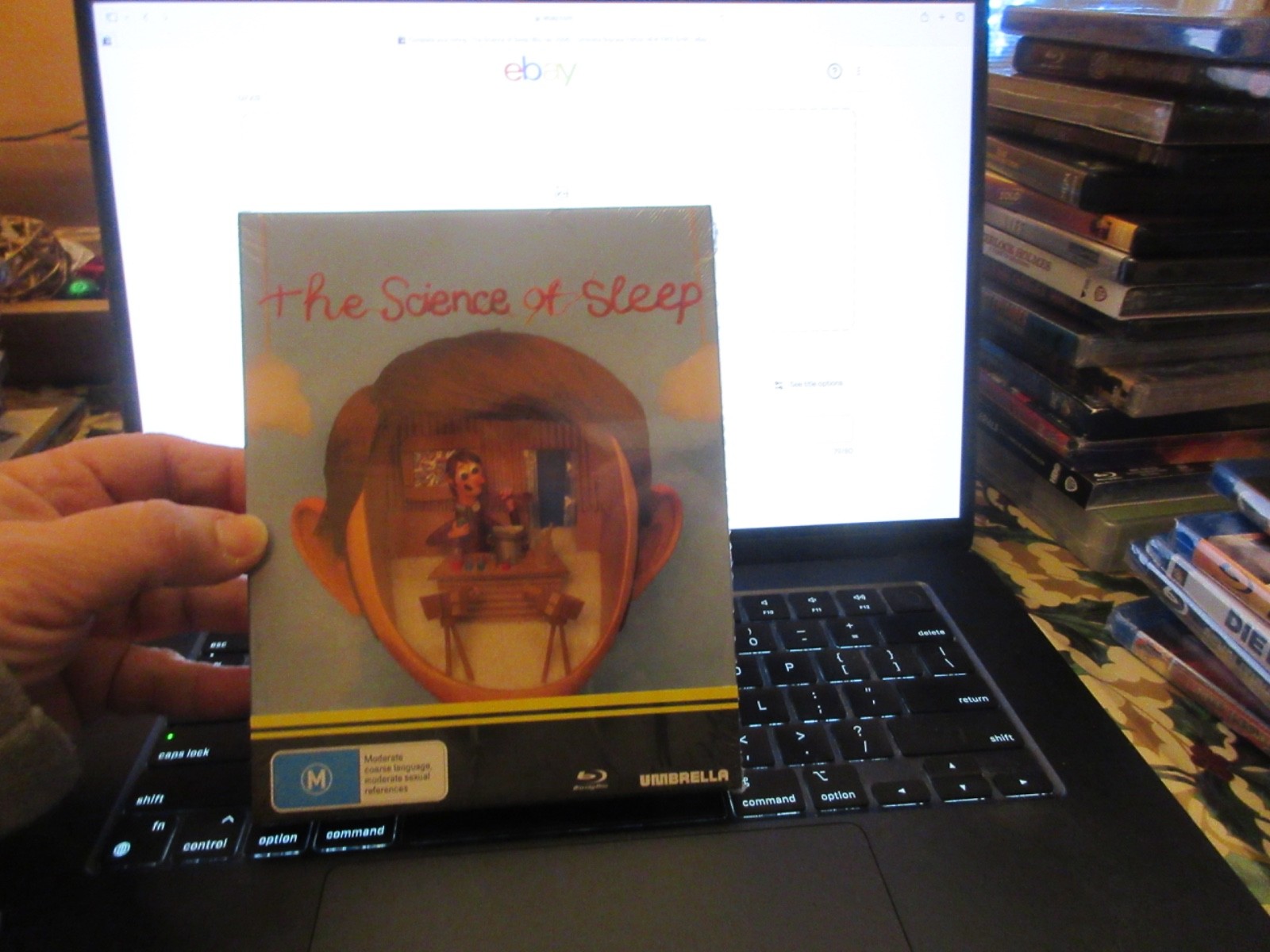 The Science of Sleep Blu-ray REGION B Umbrella Slipcase Edition NEW FREE SHIP!