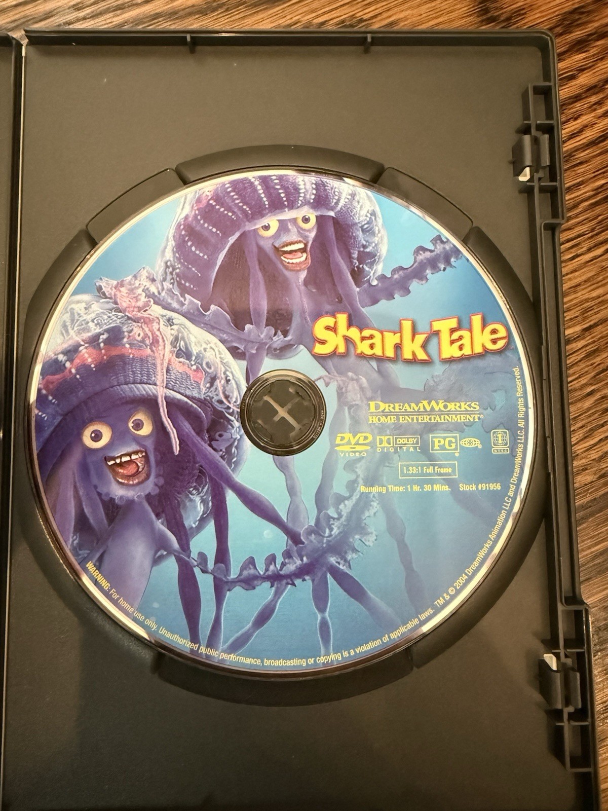 DreamWorks Animation Shark Tale DVD Full Screen PG Animation Will Smith Shrek