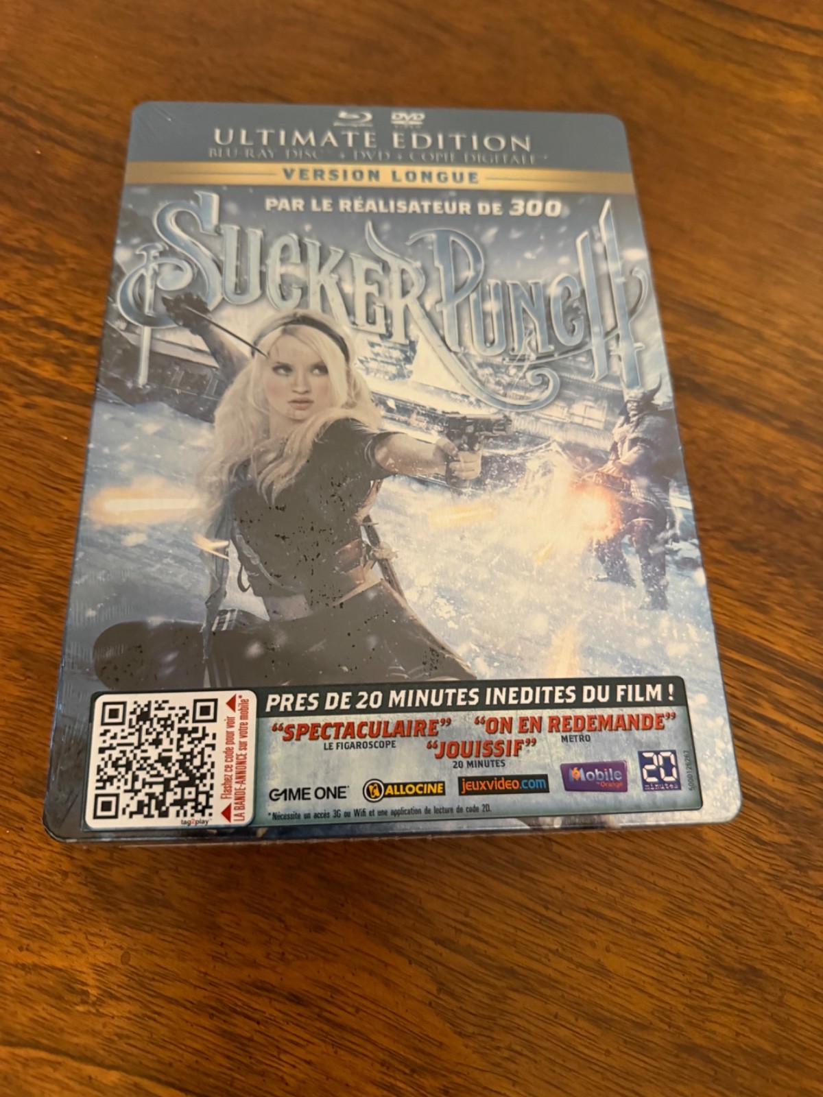 BRAND NEW Sucker Punch French Ultimate Edition Blu-Ray & DVD Steelbook- RARE!