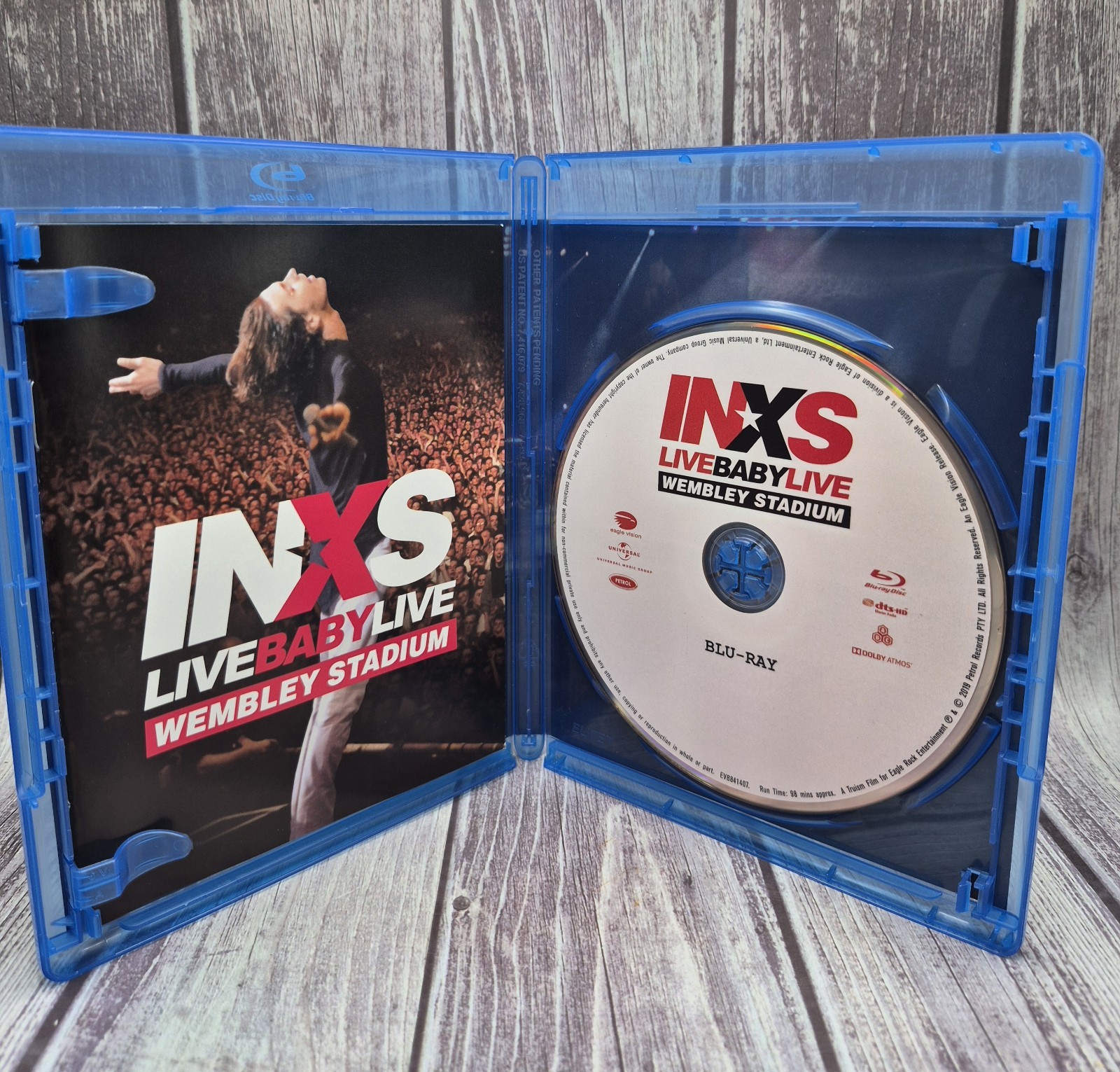 INXS Live Baby Live at Wembley Stadium Blu-Ray Concert + Insert 1991