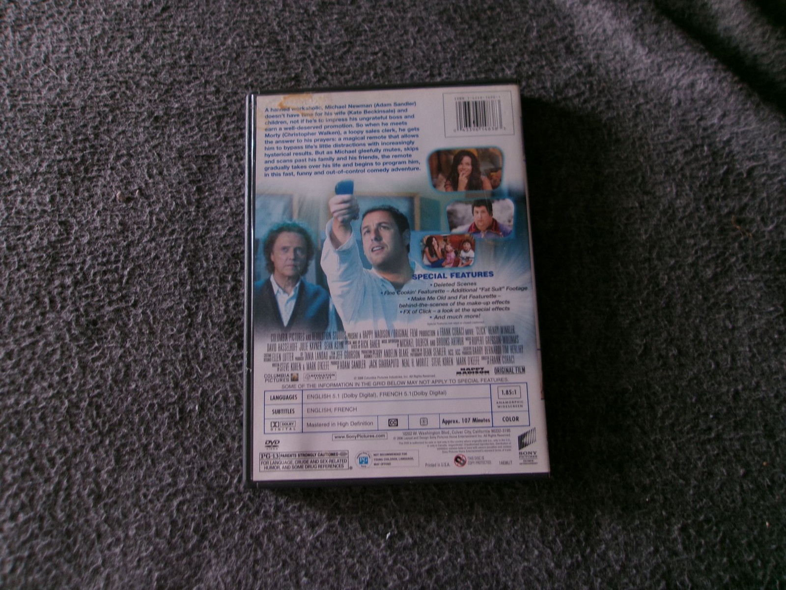 Click Special Edition DVD Movie Comedy Sony 2006 Region 1 107min SpecialFeatures