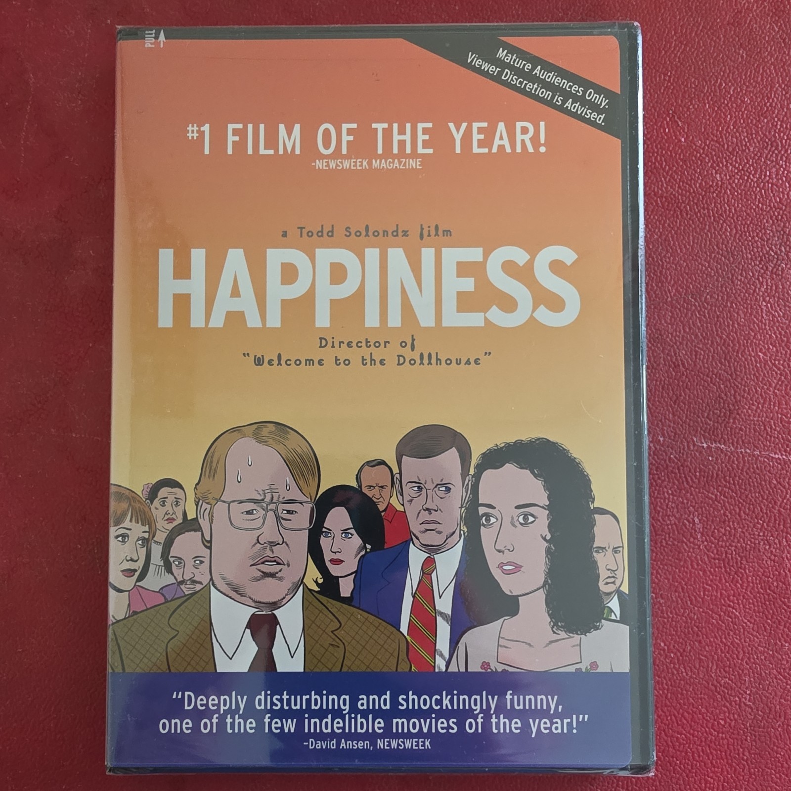 Happiness DVD Jon Lovitz Dylan Baker Philip Seymour Hoffman Jane Adams Mint