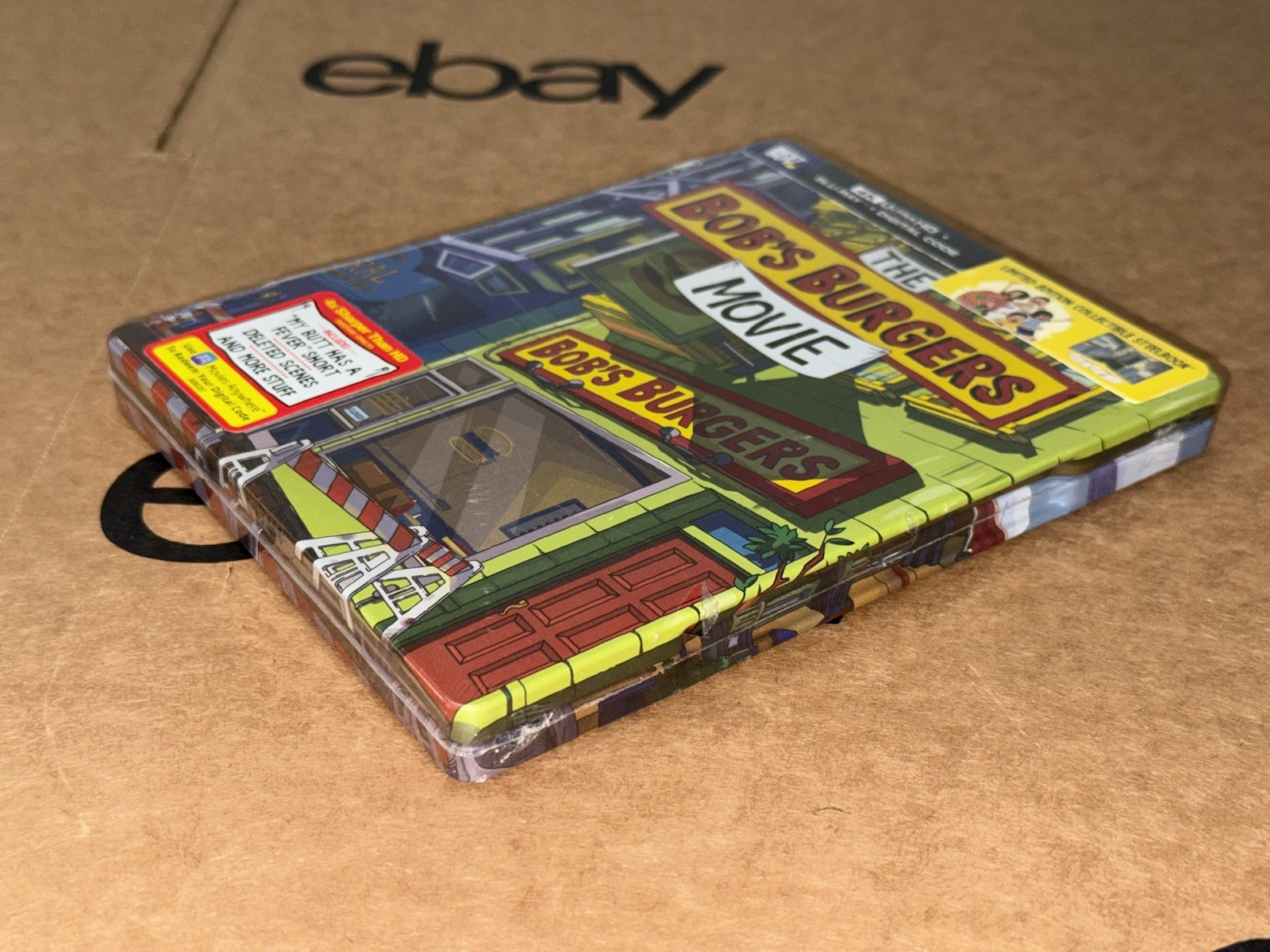 The Bob’s Burgers Movie Best Buy Exclusive SteelBook 4K Blu-ray 2022 NEW SEALED