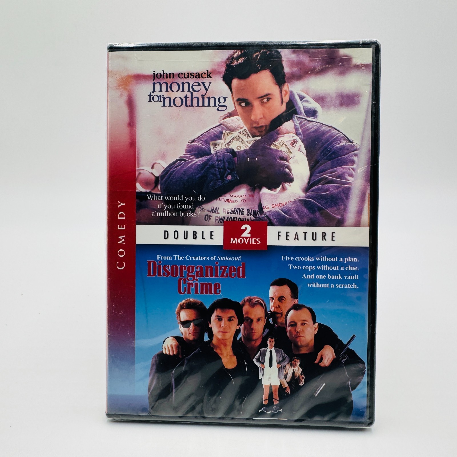 Money For Nothing / Disorganized Crime DVD John Cusack 2-Movie Set BRAND NEW