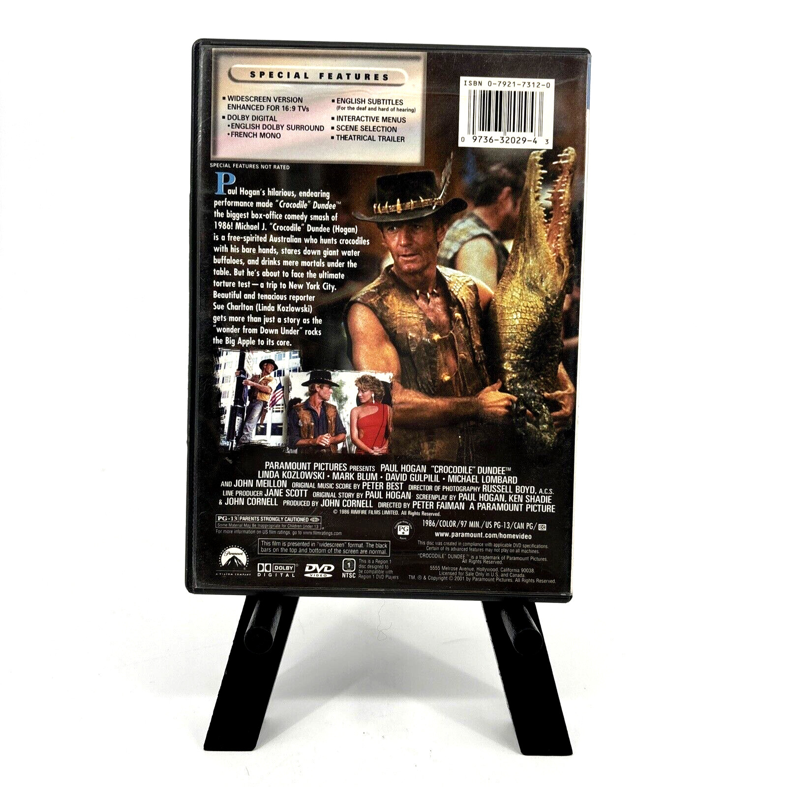 Crocodile Dundee DVD 1986 Widescreen Paul Hogan Region 1 US/Canada Excellent