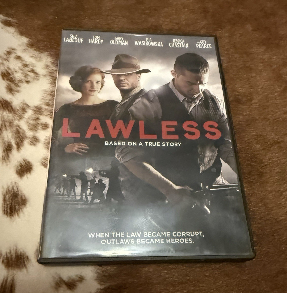 Anchor Bay Lawless DVD 2012 R 116min Crime Drama Hardy LaBeouf Commentary