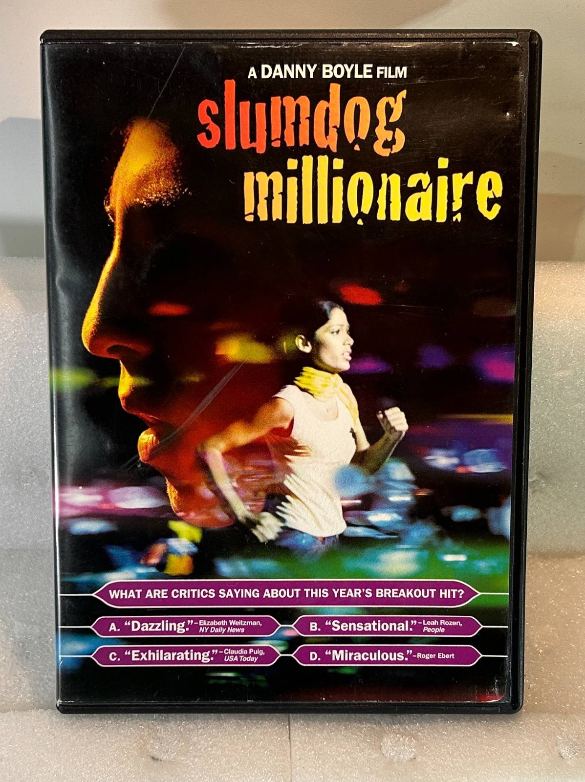 Slumdog Millionaire (DVD, 2009 Widescreen) With Case, Tested