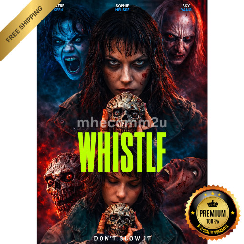 Whistle 2025 DVD Horror Movie Full HD Audio English Sub All Region Free Ship-New