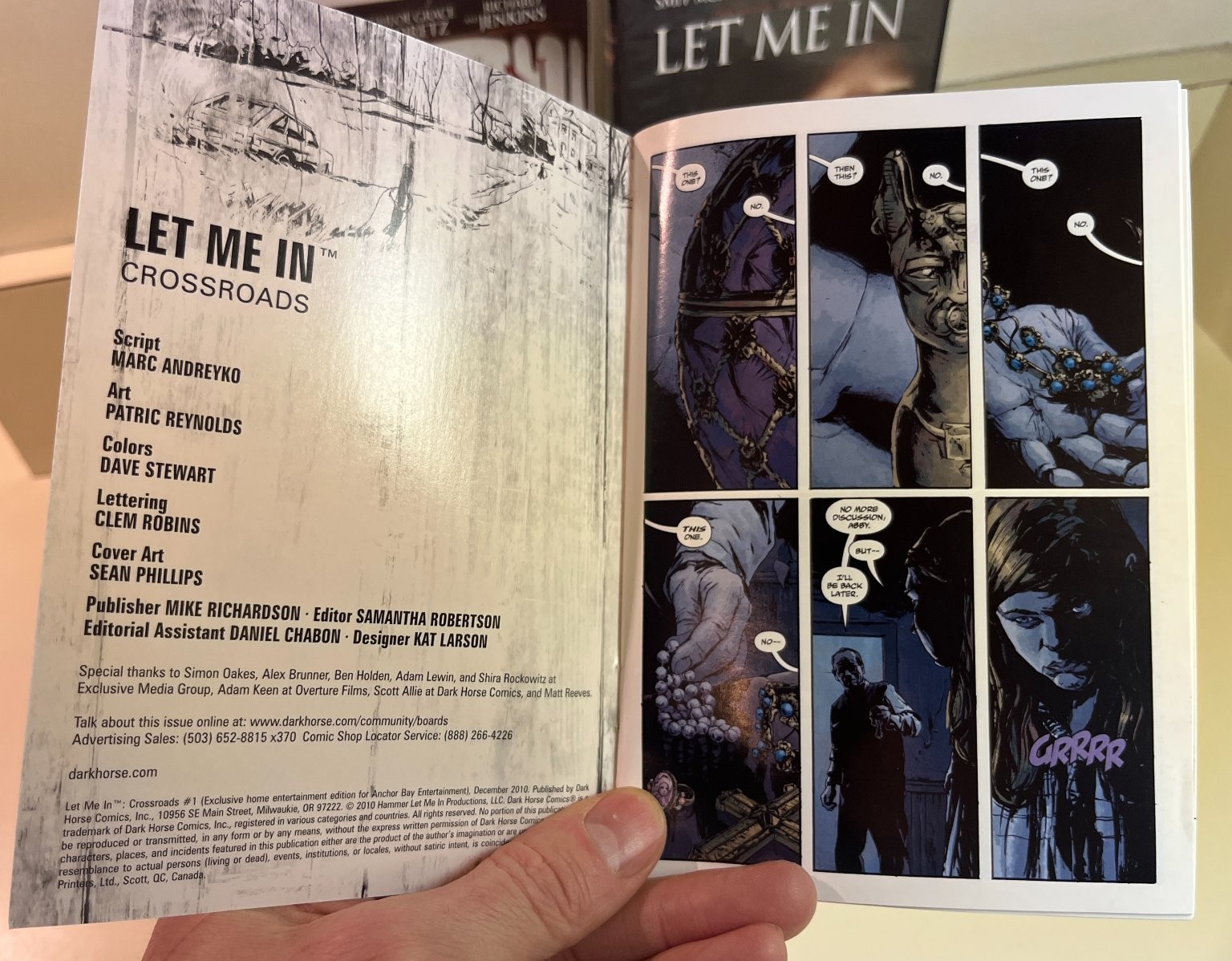 Let Me In DVD + Slipcover + Comic Book, 2011 Horror, Matt Reeves, Bonus