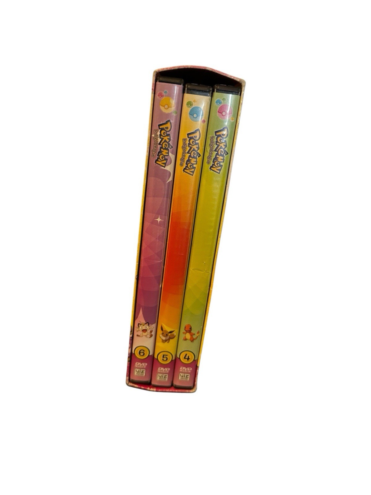 Pokemon Indigo League Set 2 DVD Episodes 27-52 3 Disc Set Season 1