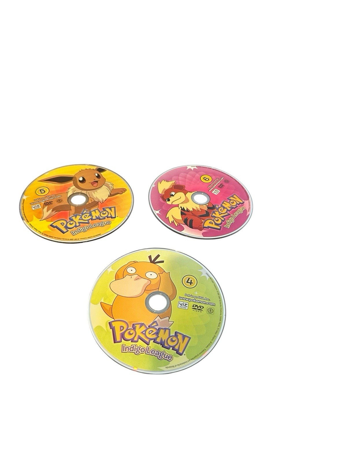 Pokemon Indigo League Set 2 DVD Episodes 27-52 3 Disc Set Season 1