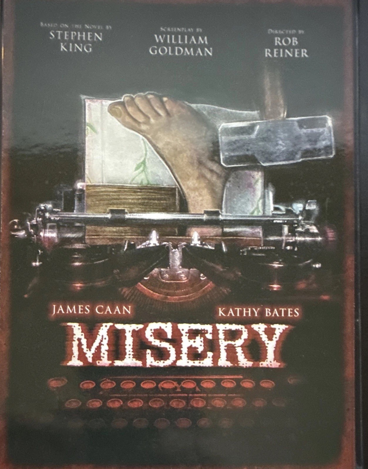 MGM Misery DVD Widescreen/Full Screen R 1990 108 min James Caan Bates w/Artwork