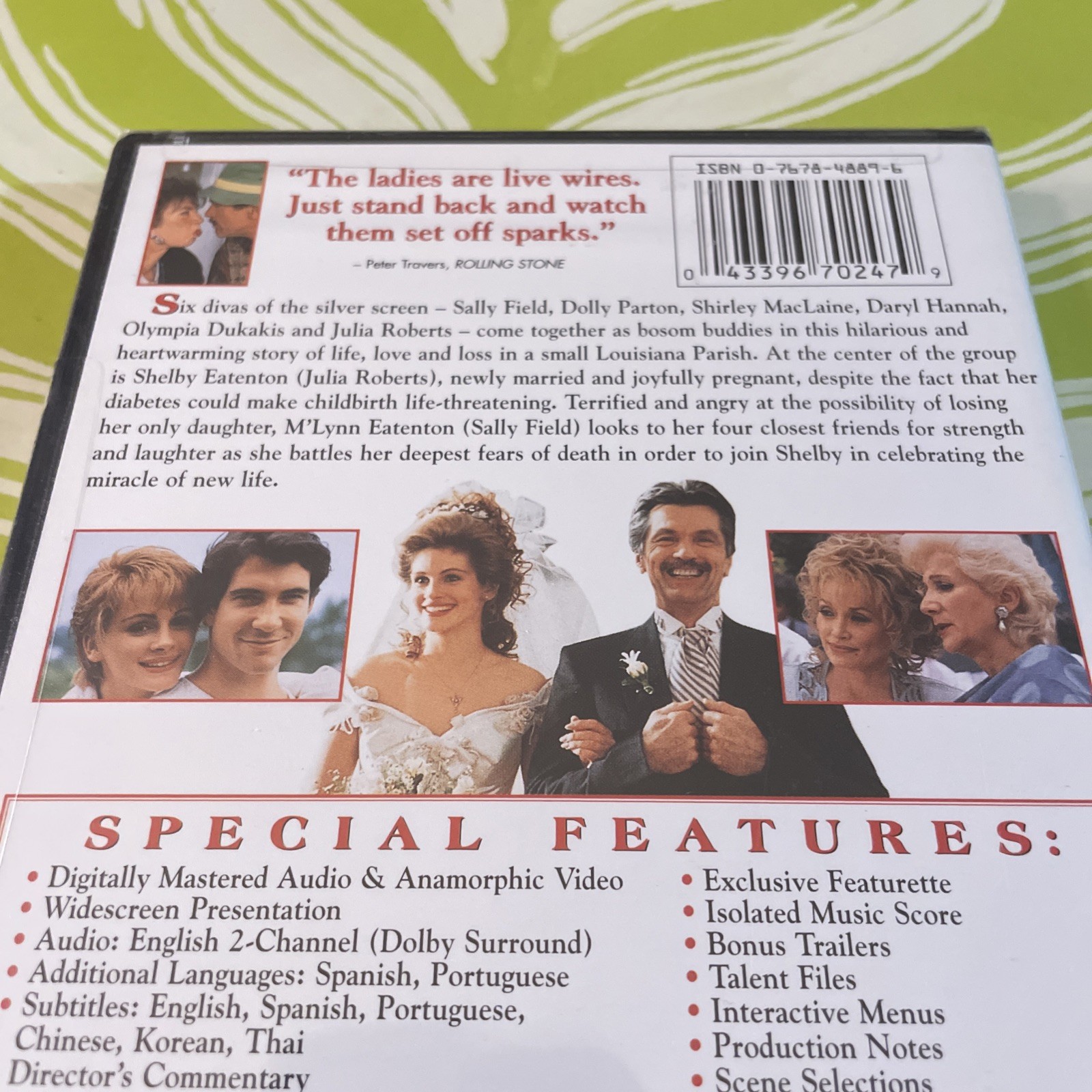 STEEL MAGNOLIAS DVD Special Edition Dolly Parton 80s Cult Classic NEW/SEALED