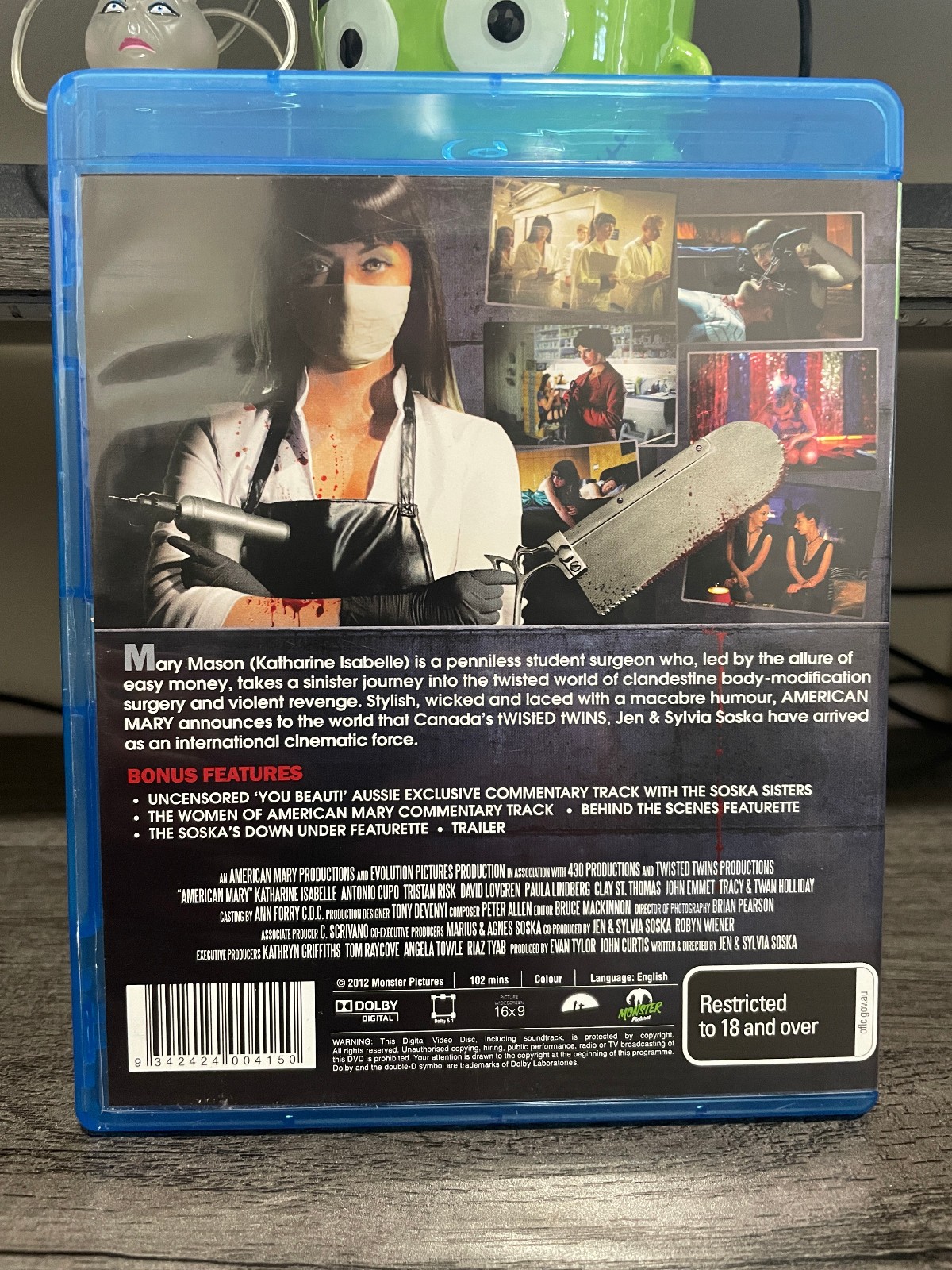 AMERICAN MARY AUS Import NEW BLURAY Soska Sisters Twisted Twins US Seller Reg B