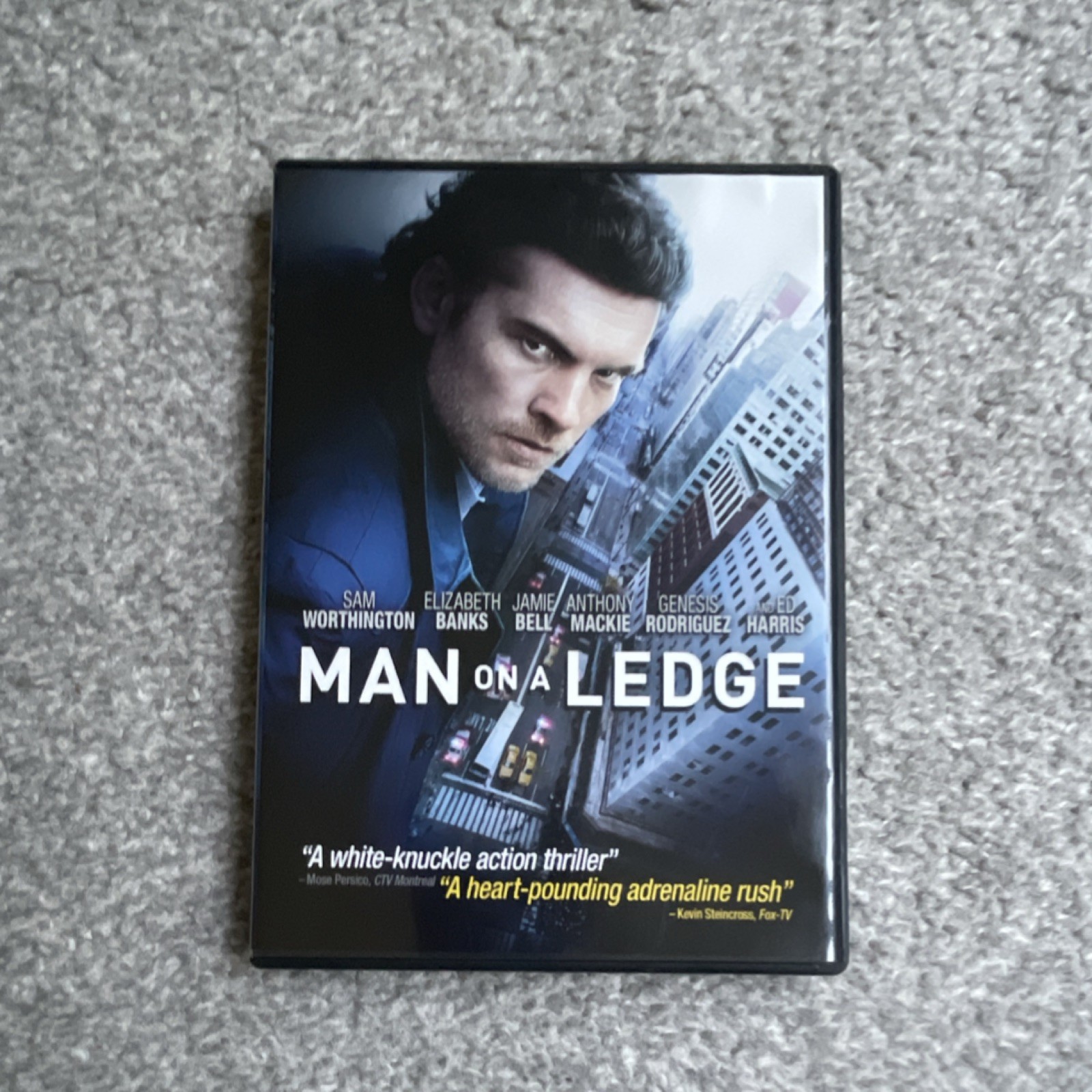 Man on a Ledge Widescreen DVD Sam Worthington Summit Inc/Lionsgate
