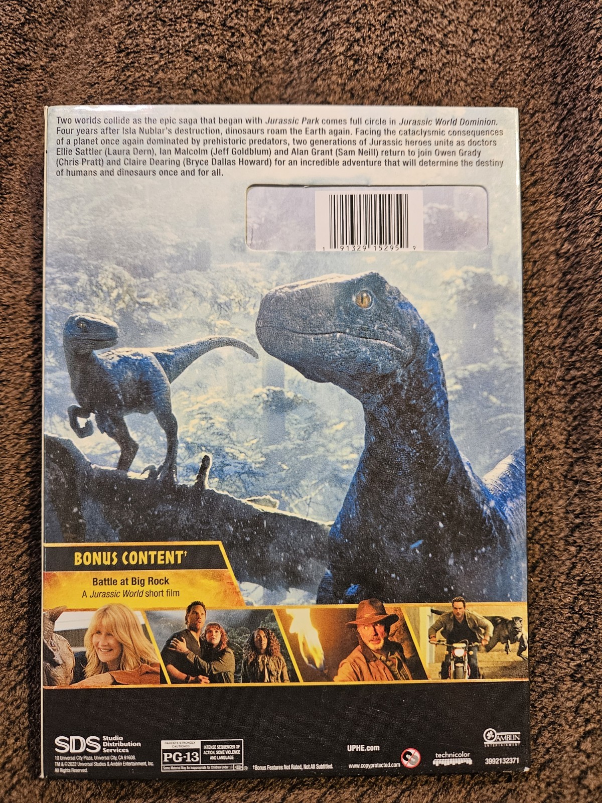 Jurassic World Dominion (DVD, 2022)