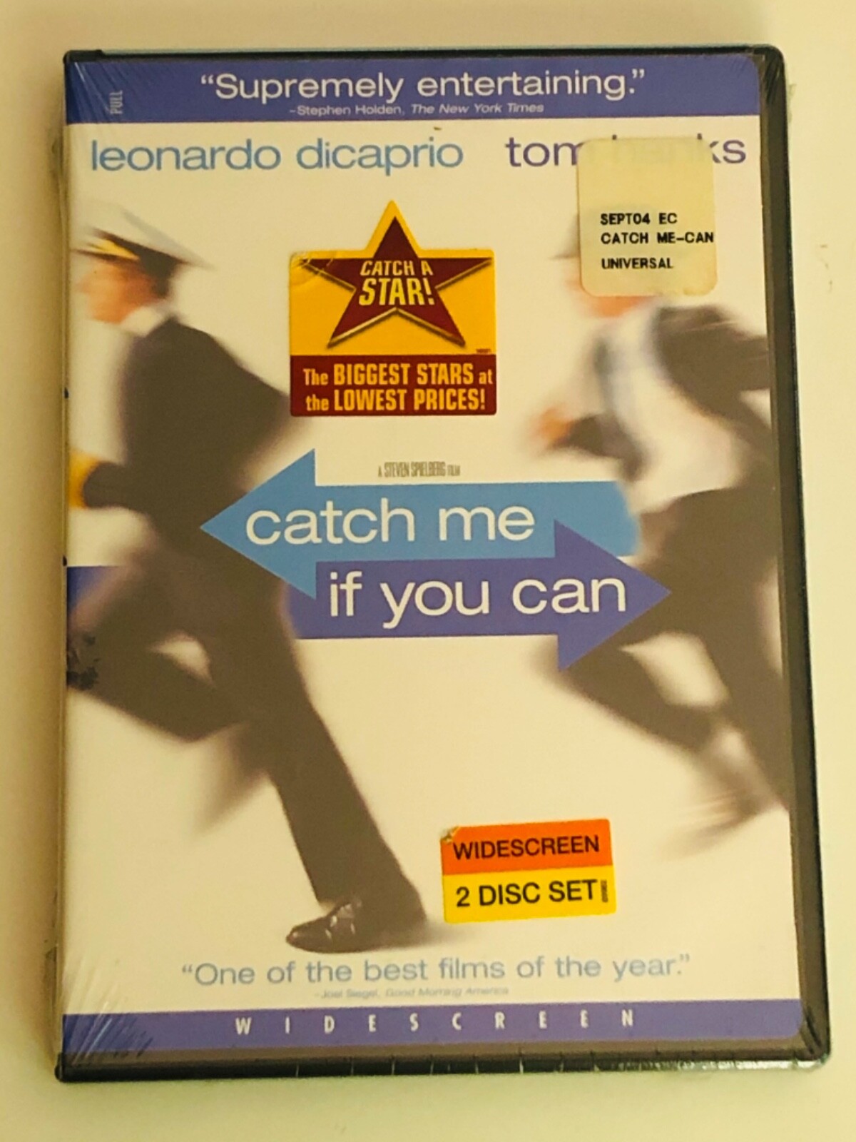 LEONARDO DICAPRIO TOM HANKS Catch Me If You Can Two Disc DVD Special Edition NEW