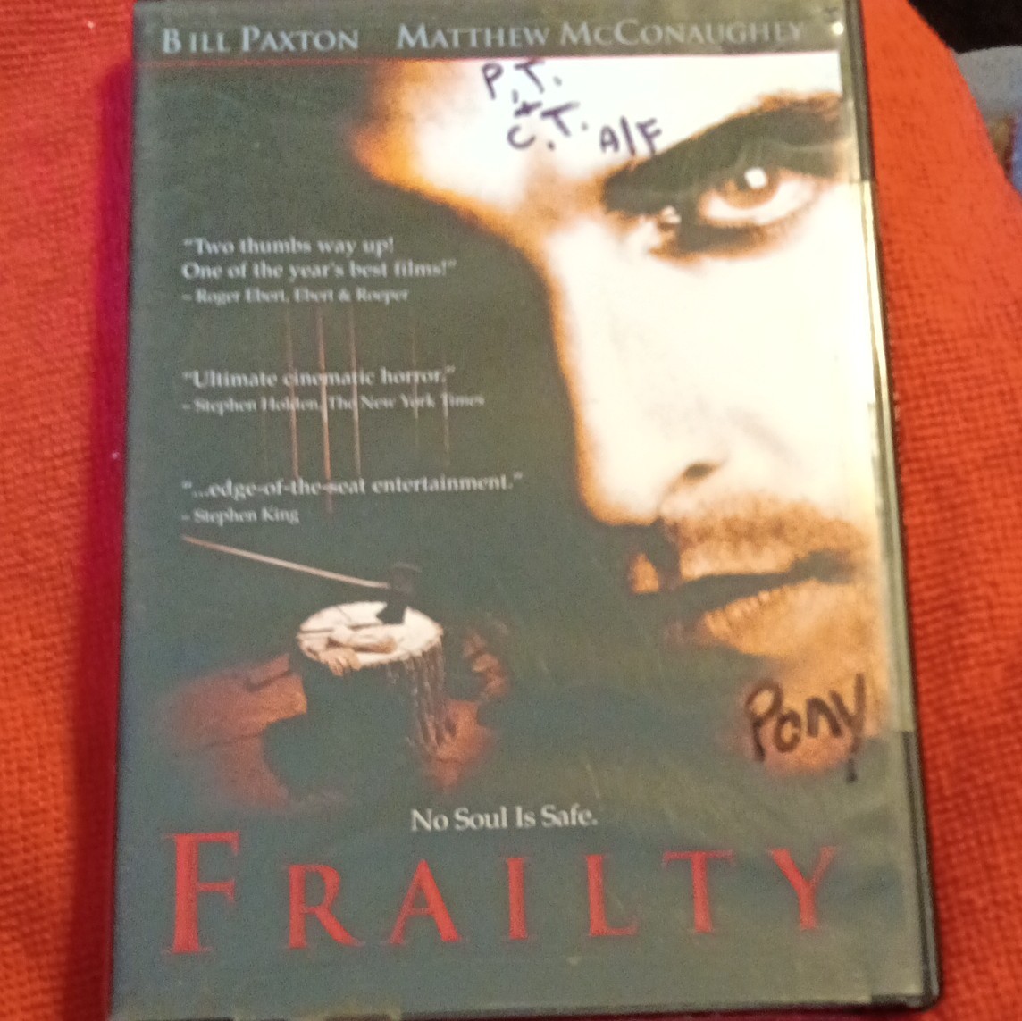 Lionsgate Films Frailty DVD R Widescreen Bill Paxton McConaughey 99 min