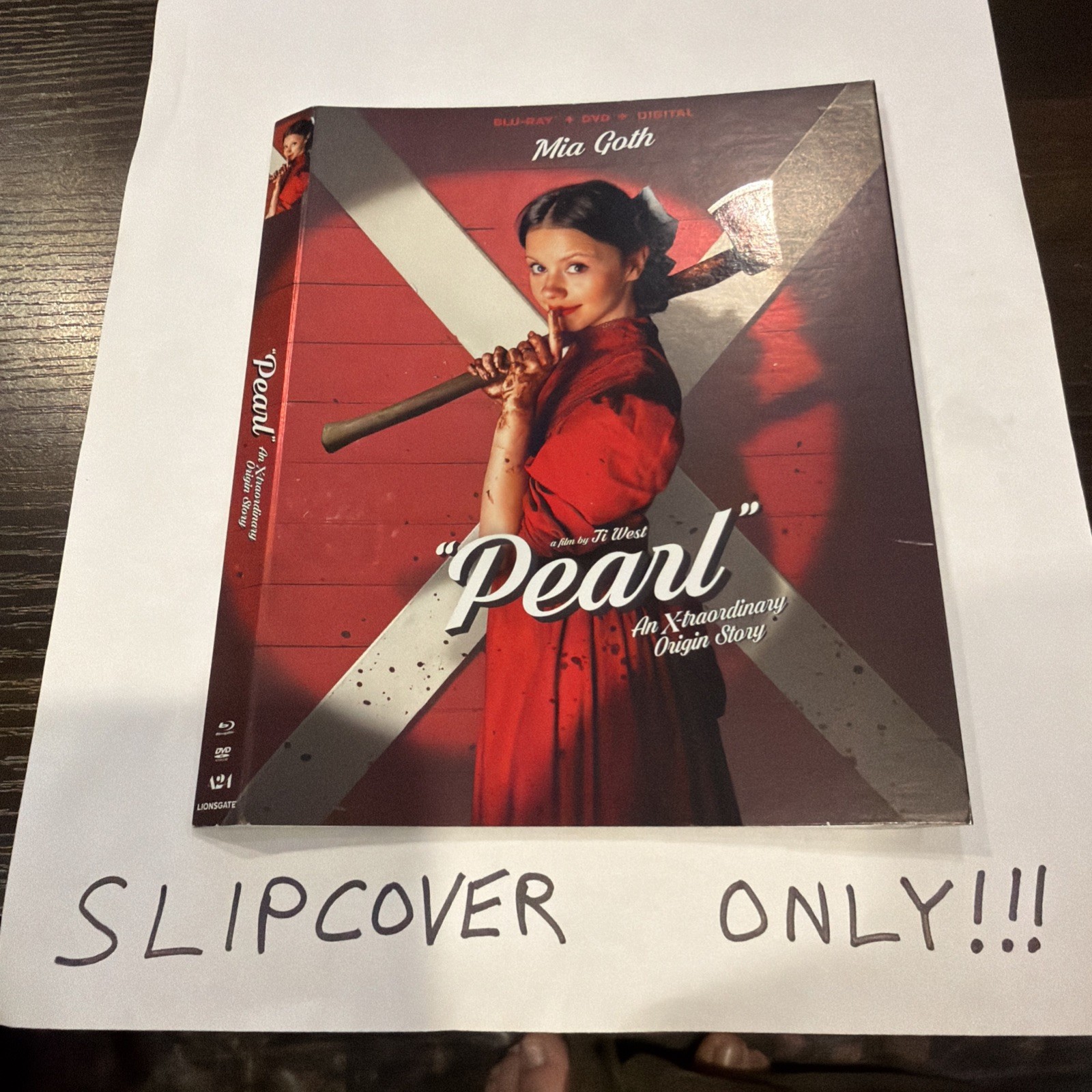 Pearl (Blu-ray, 2022) SLIPCOVER ONLY!!!