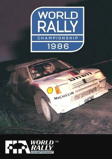 WORLD RALLY 1986 DVD. PEUGEOT, KANKKUNEN. FIA WRC. 115 MIN. DUKE VIDEO 4962N