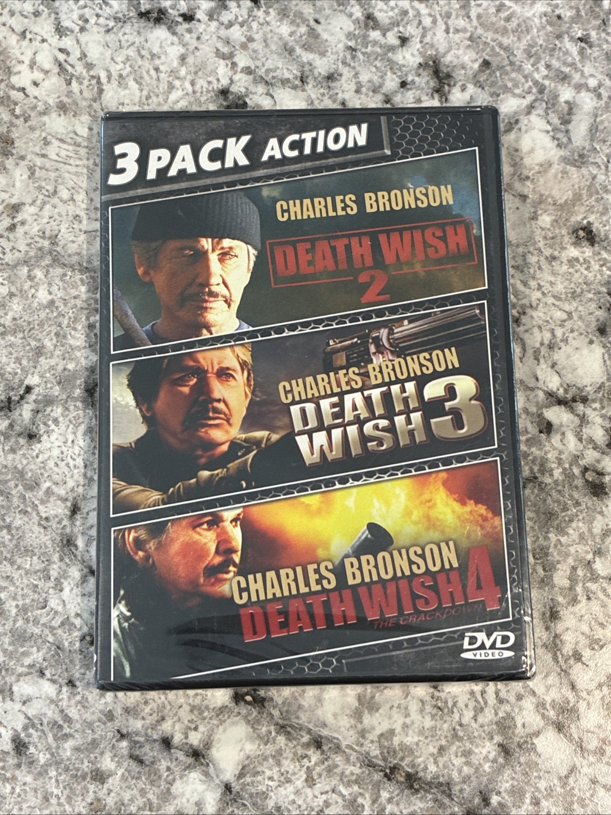 DEATH WISH 2 (1982) / DEATH WISH 3 (1985) / DEATH WISH 4 (1987) DVD Bronson