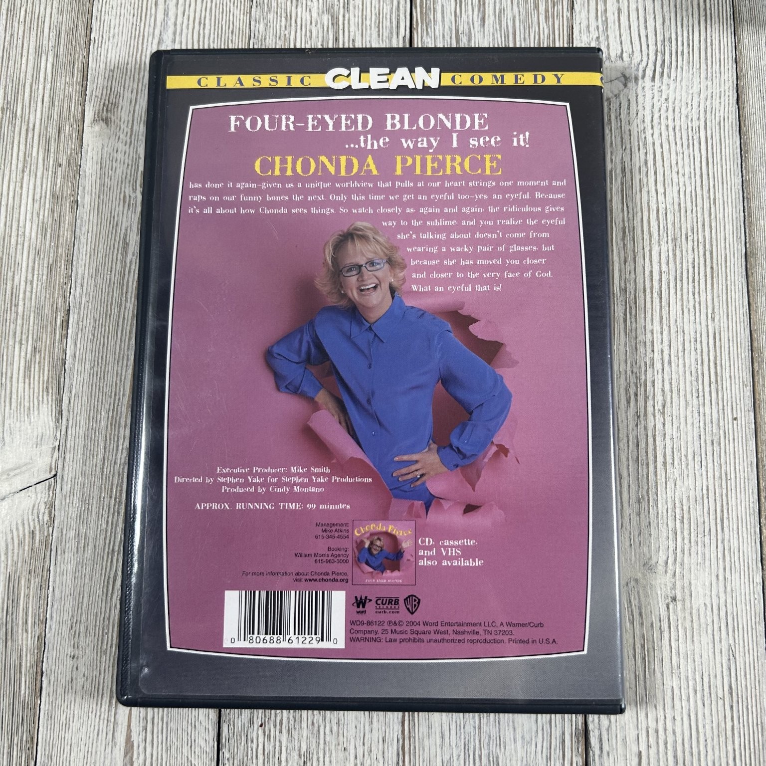 Chonda Pierce: Four-Eyed Blonde DVD (2004) Classic Clean Comedy 99 Min