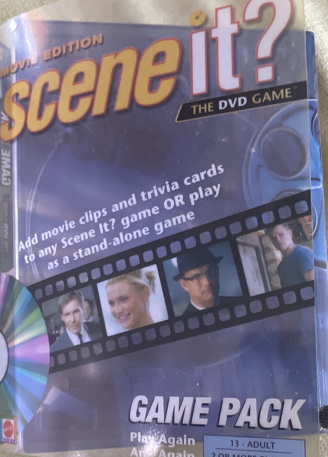 Scene It? Movie Edition Game Pack DVD Game Set (2 DVDs) Jewel Case Standard
