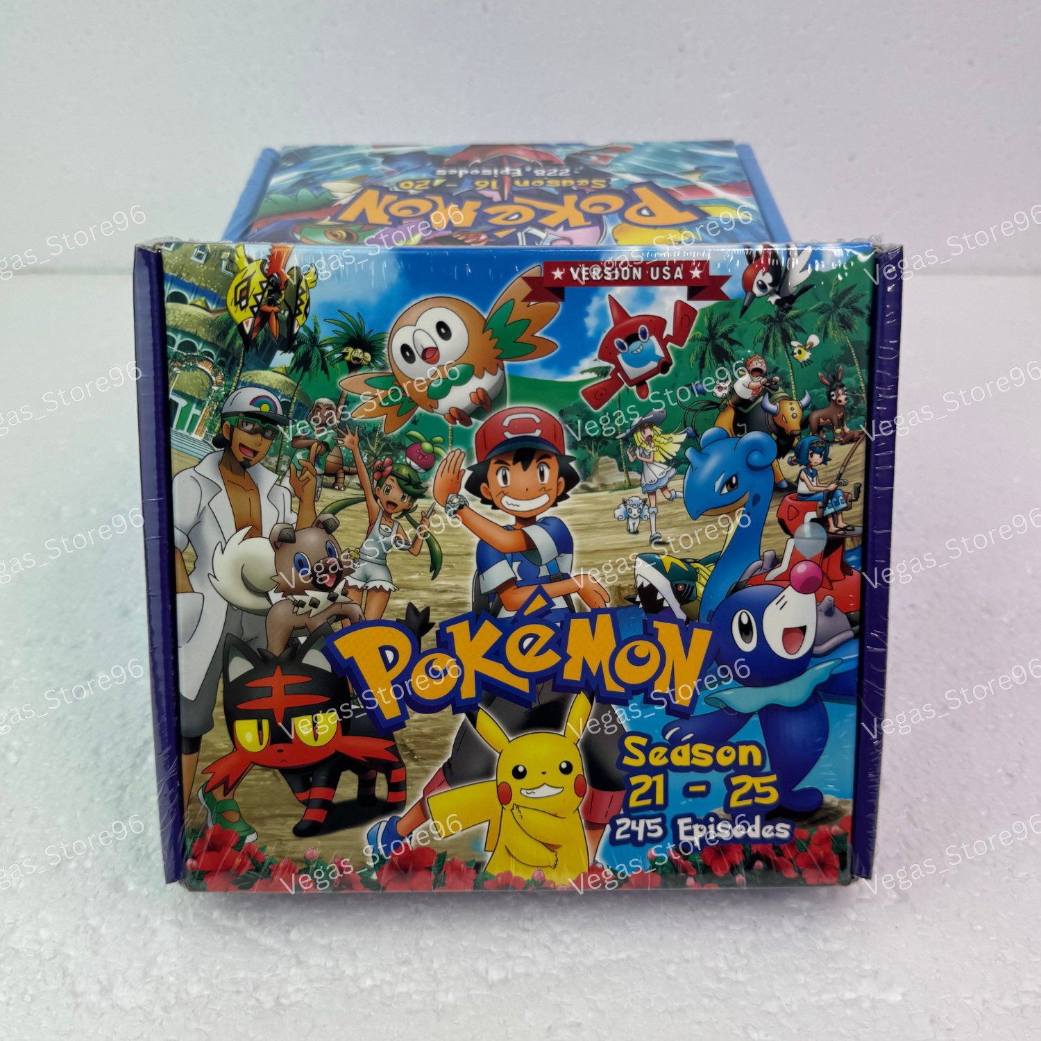 Pokemon Complete Series (Season 1-25 + 21 Movies) DVD USA English Ver All Region