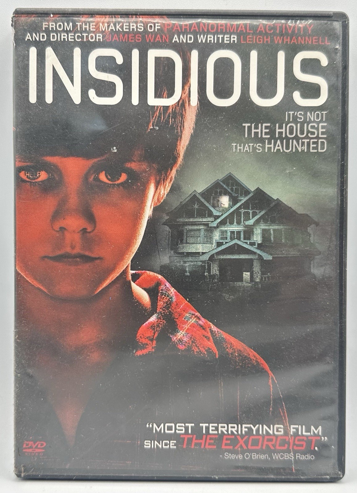 Insidious DVD Widescreen Patrick Wilson Rose Byrne Lin Shave Leigh Whannell 2010