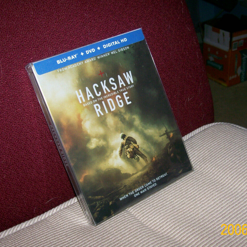“HACKSAW RIDGE” dvd bluray Digital HD 2016 139 min. BRAND NEW
