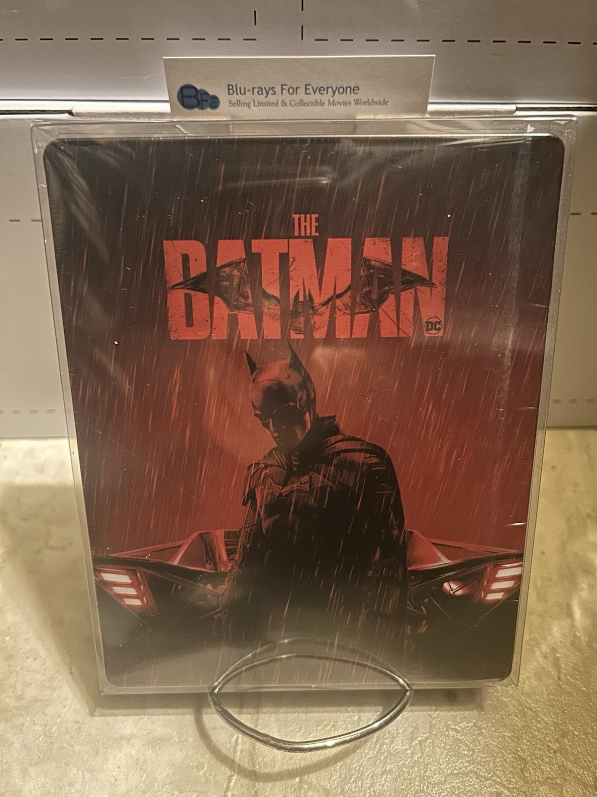 DC The Batman 4K SteelBook Tail Lights Edition UHD Blu-ray (Czech)[2022] No Dent
