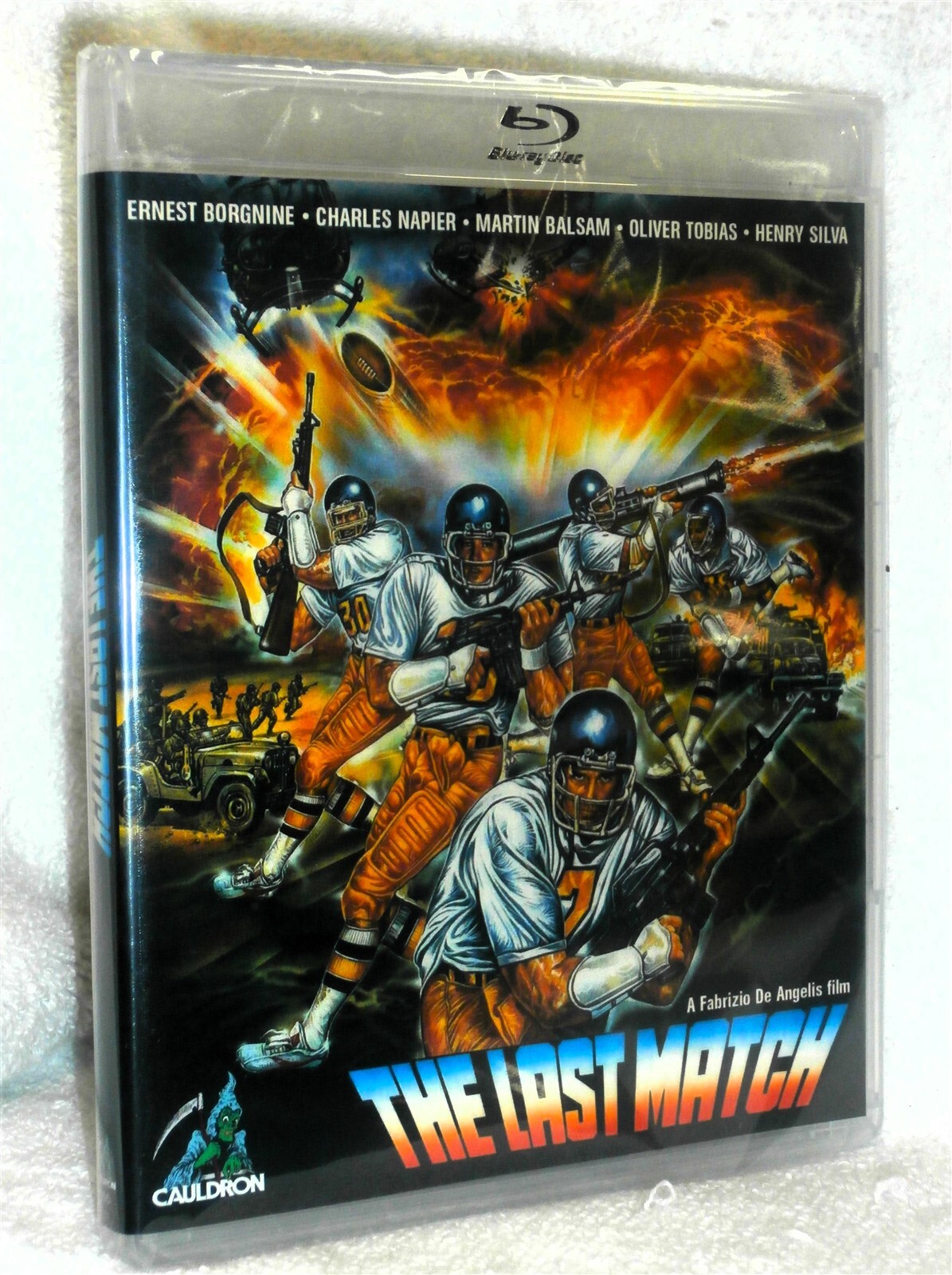 The Last Match (Blu-ray, 2025) NEW Oliver Tobias Ernest Borgnine action cult war
