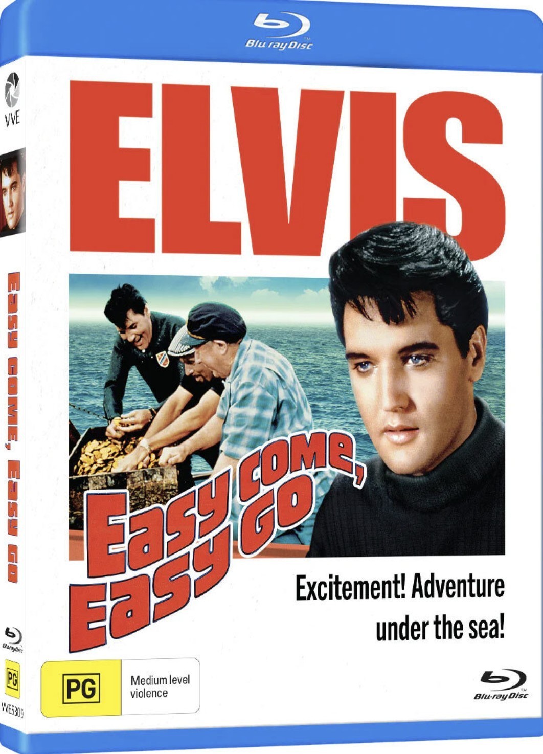 Easy Come, Easy Go (1967) Elvis Presley Blu-Ray NEW (USA Compatible)