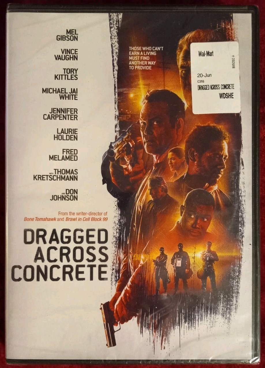 Dragged Across Concrete (DVD, 2018) New Sealed