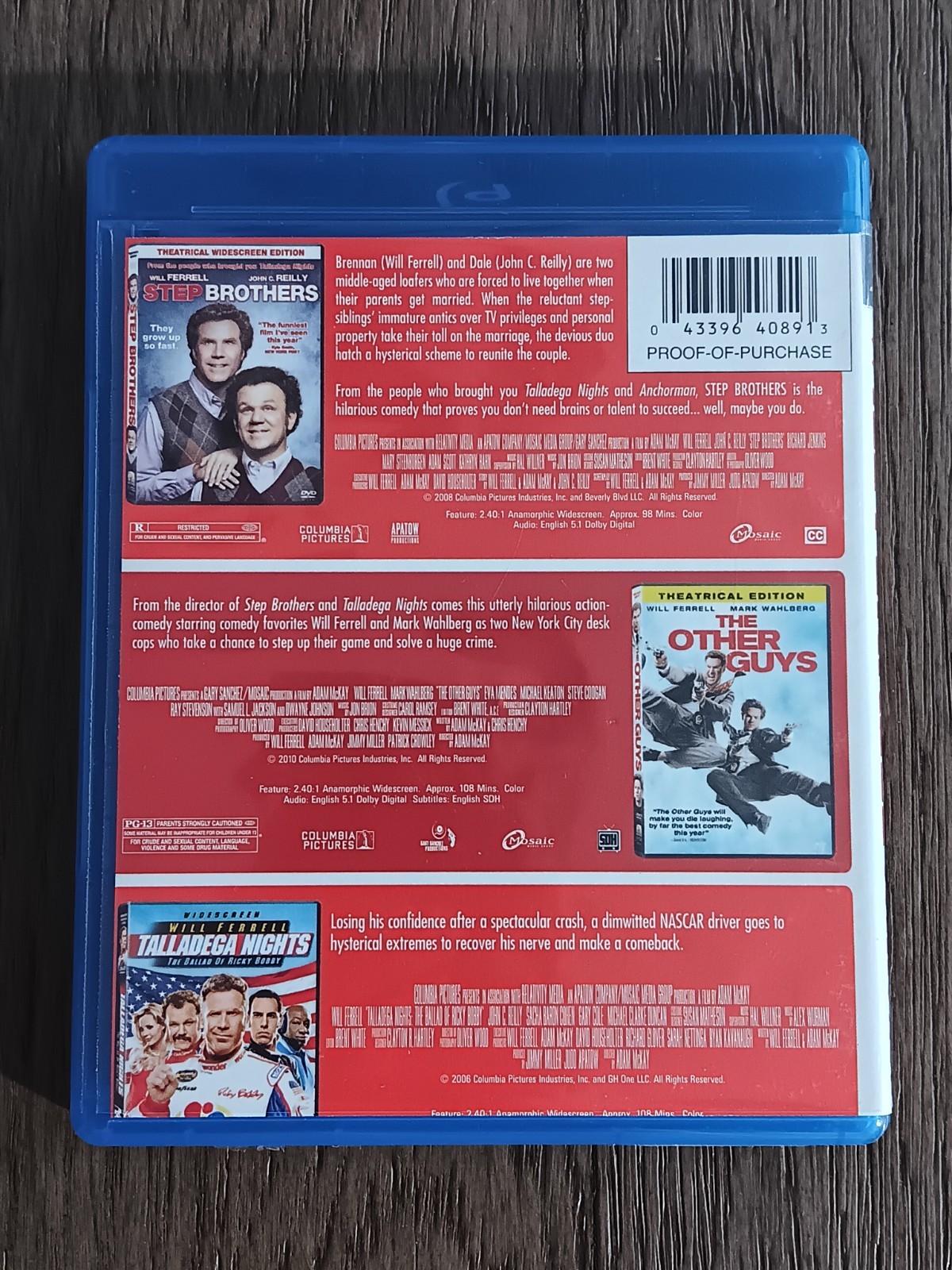 Will Ferrell: 3-Movie Collection (Blu-ray Movies, 2006-2010)