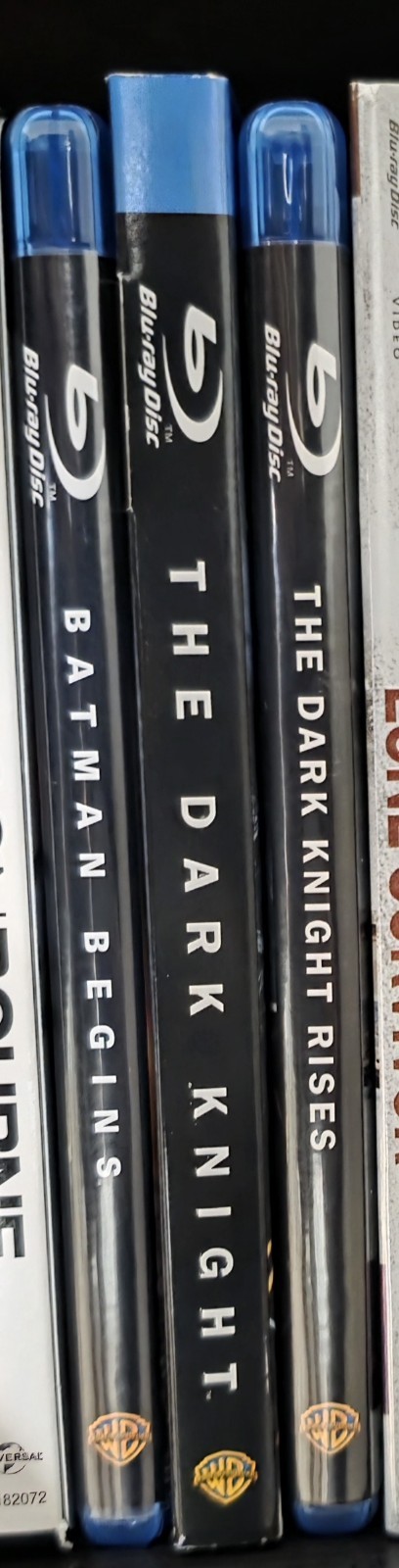 Batman Dark Knight Trilogy Blu-ray Set 3 Films Christopher Nolan