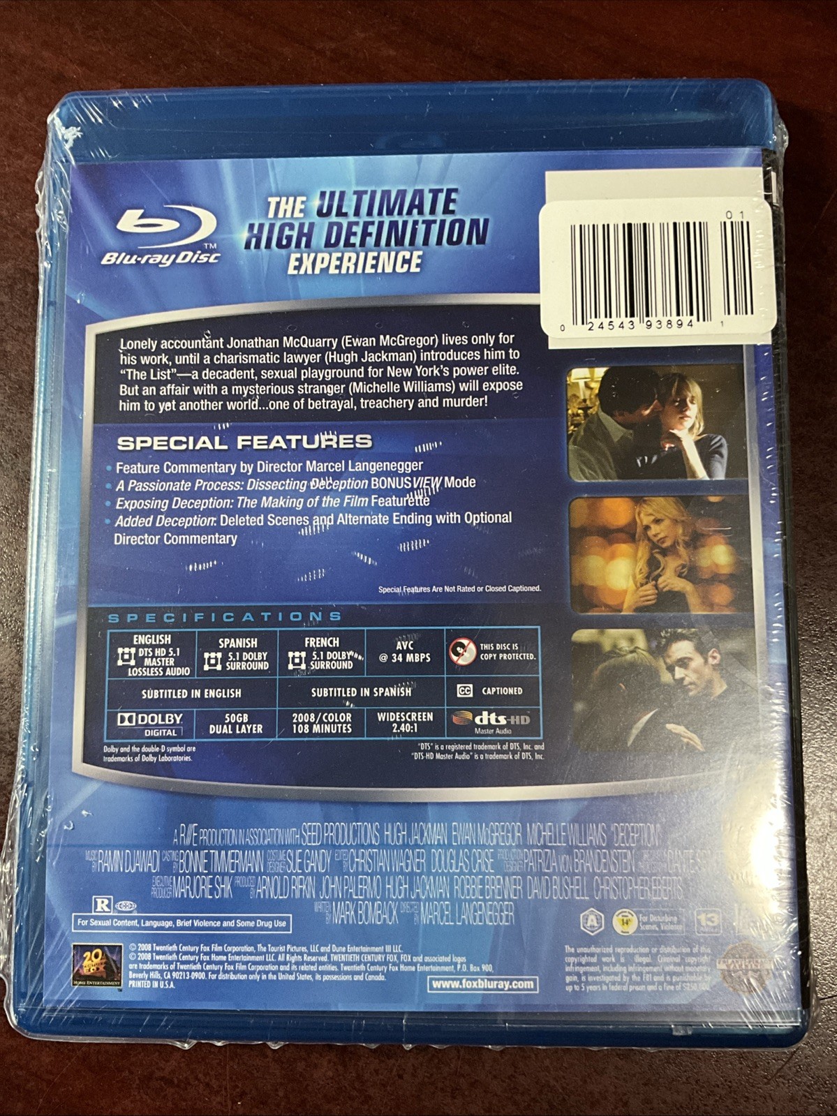 Deception (Blu-ray, 2008)