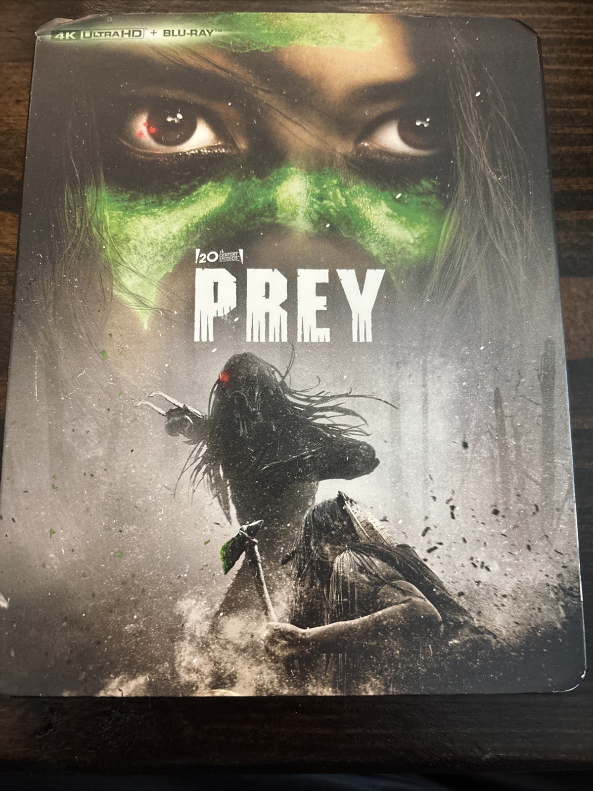 Prey (4K UHD, Blu-ray, 2023) With OOP Slipcover Amber Midthunder Predator