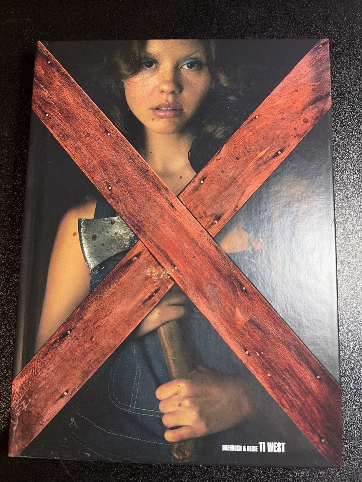 X 4K UHD Blu-ray Mediabook Cover A by Ti West German Import Limited Edition OOP