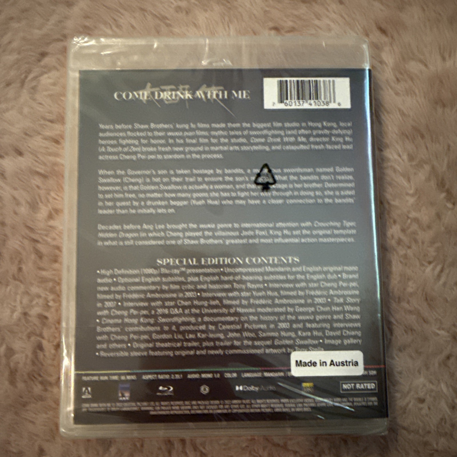 Come Drink with Me (Blu-ray, 1966) Arrow video