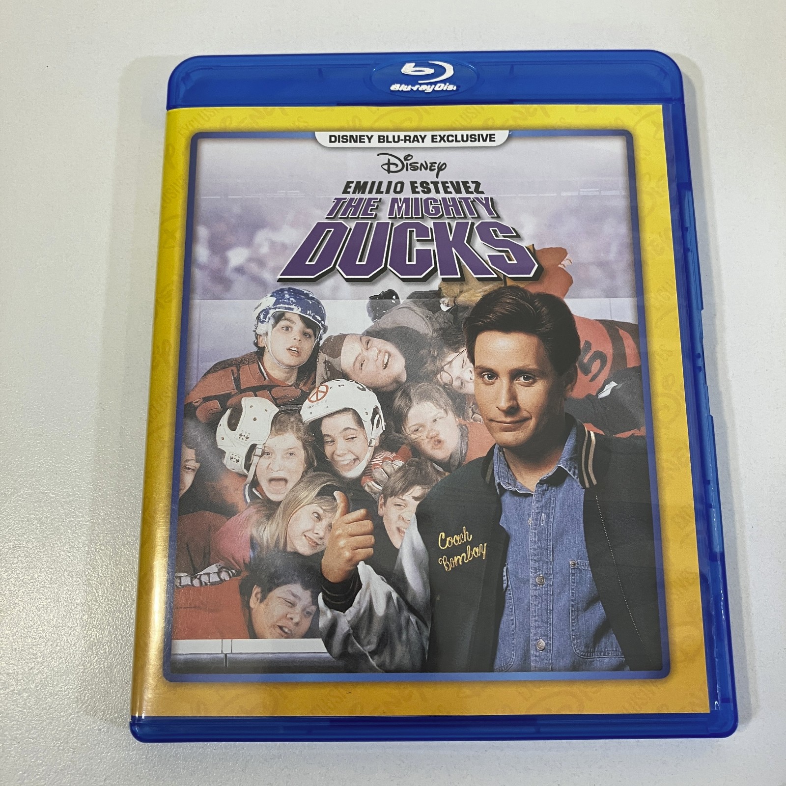 Emilio Estevez The Mighty Ducks Disney Blu-Ray Exclusive 2017 Stephen Herek VGC