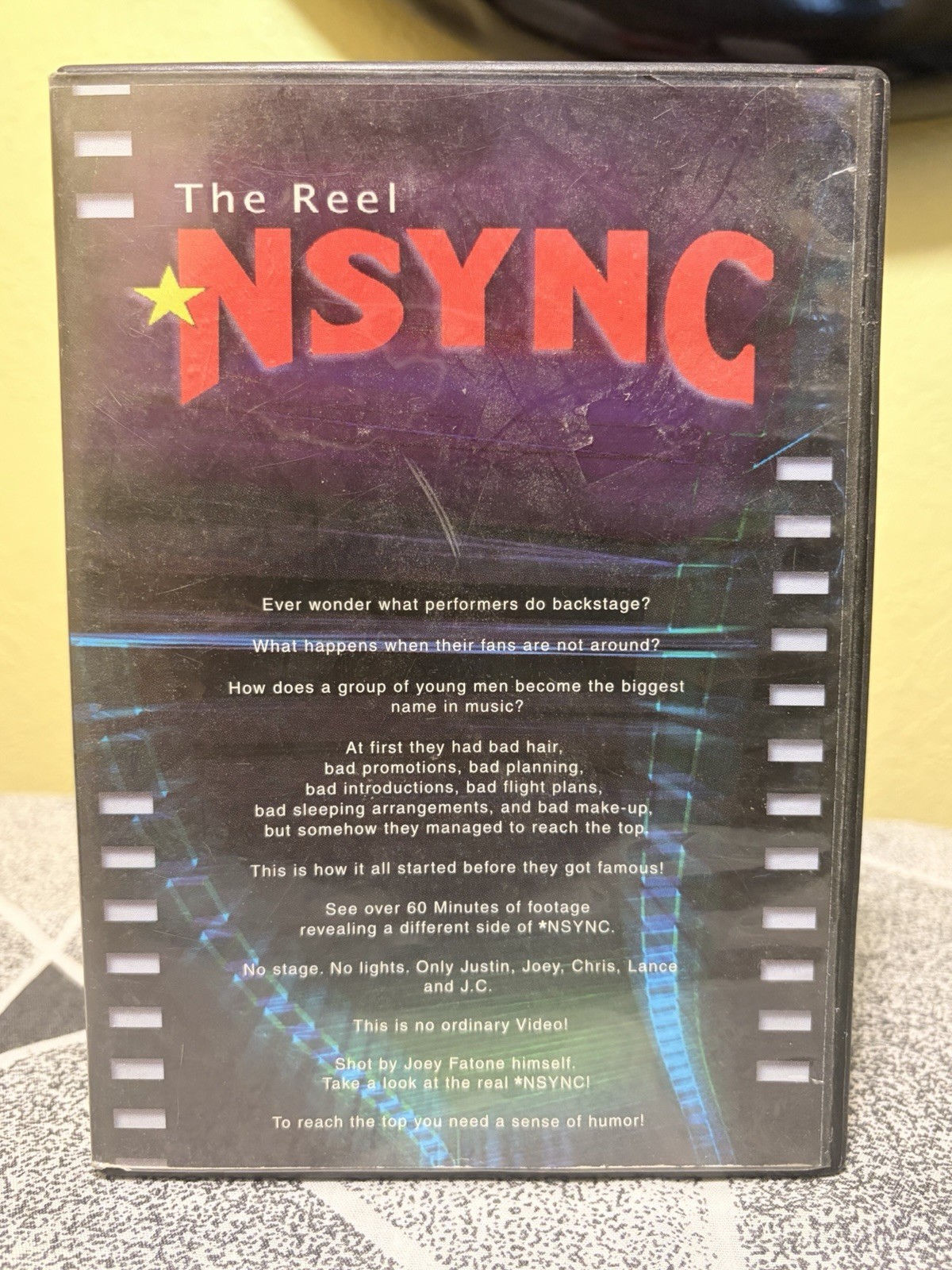 The Reel *NSYNC (DVD 2002) 60 Min. Footage Shot By Joey Fatone Vintage Rare MTV