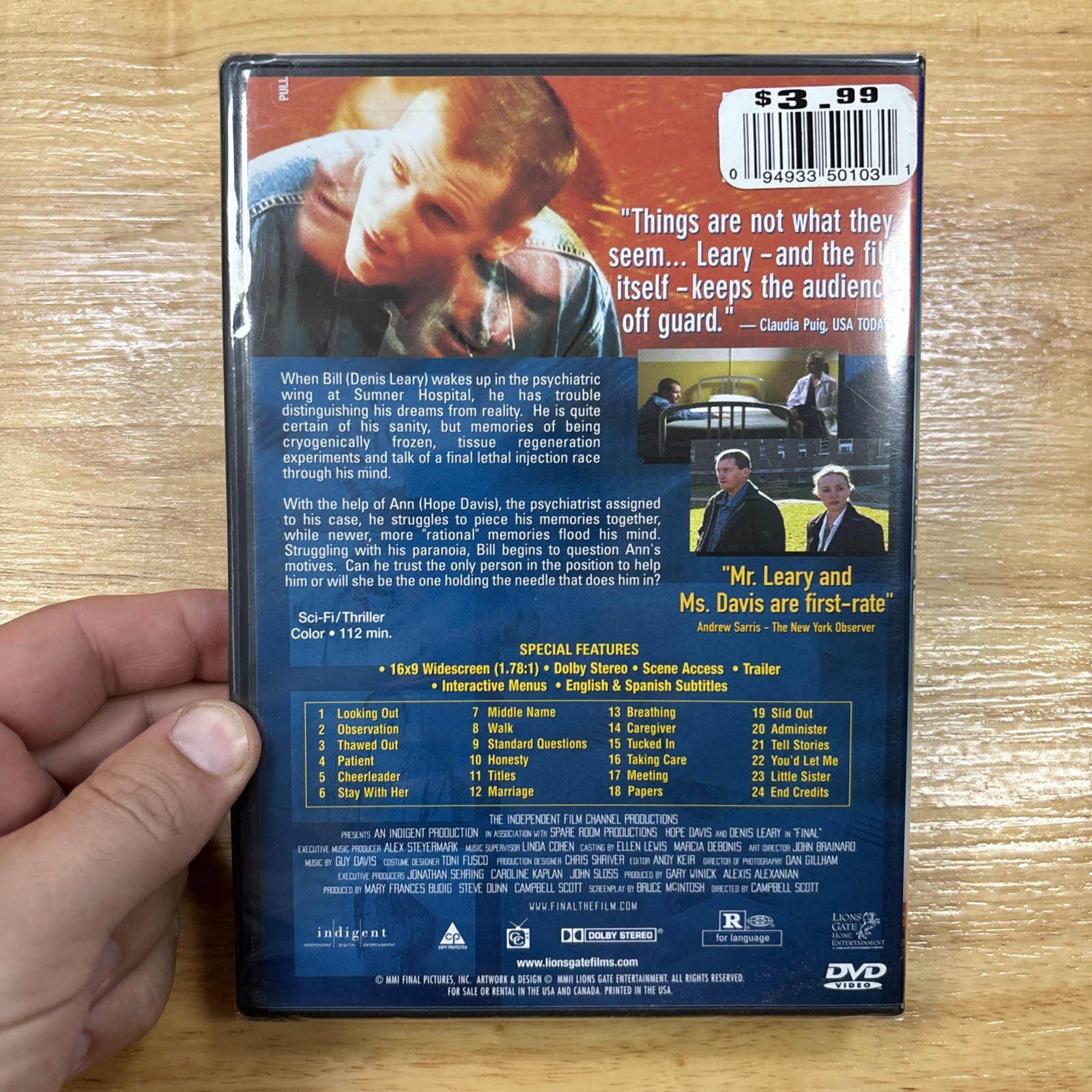 Final (2001) (DVD, 2002) New Sealed