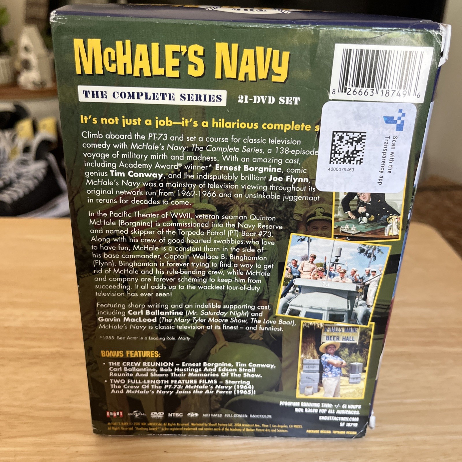 “McHale’s Navy: the Complete Series” (21-Disc DVD Box Set, Seasons 1-4 +2 Films)