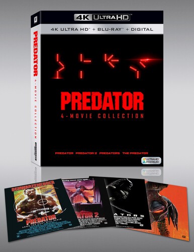 Predator: 4-Movie Collection [New 4K UHD Blu-ray] Digital Copy, Dolby, Subtitl