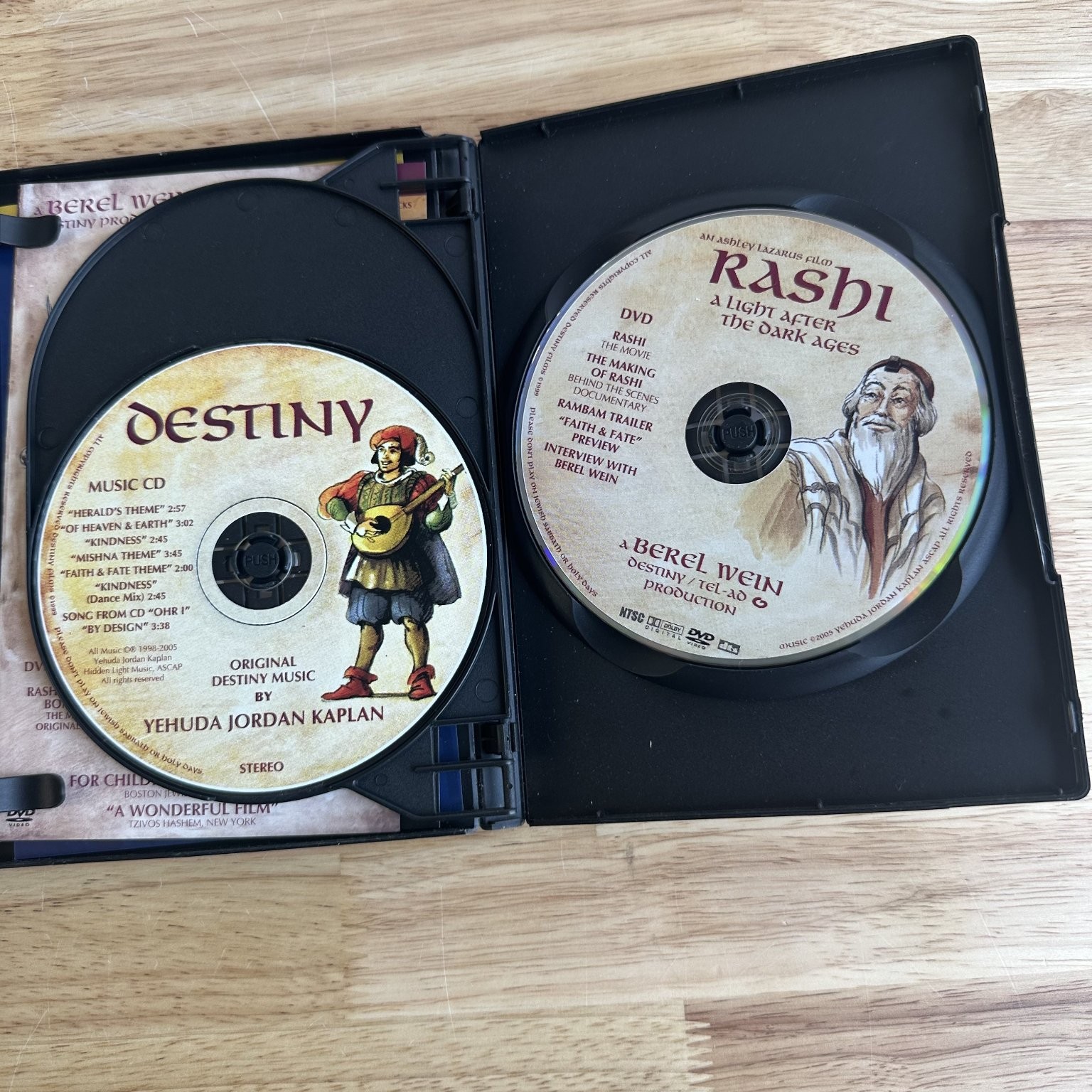 Rashi A Light After The Dark Ages DVD 1999 Premium Edition Leonard Nimoy